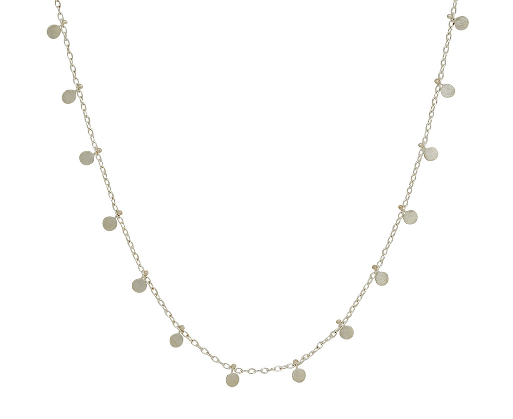 Long Silver Dot Necklace - TWISTonline 