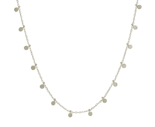 Long Silver Dot Necklace - TWISTonline 