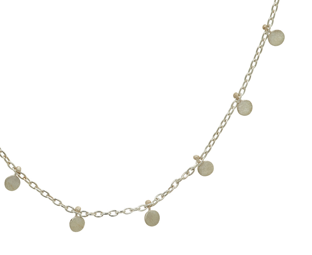 Long Silver Dot Necklace - TWISTonline 