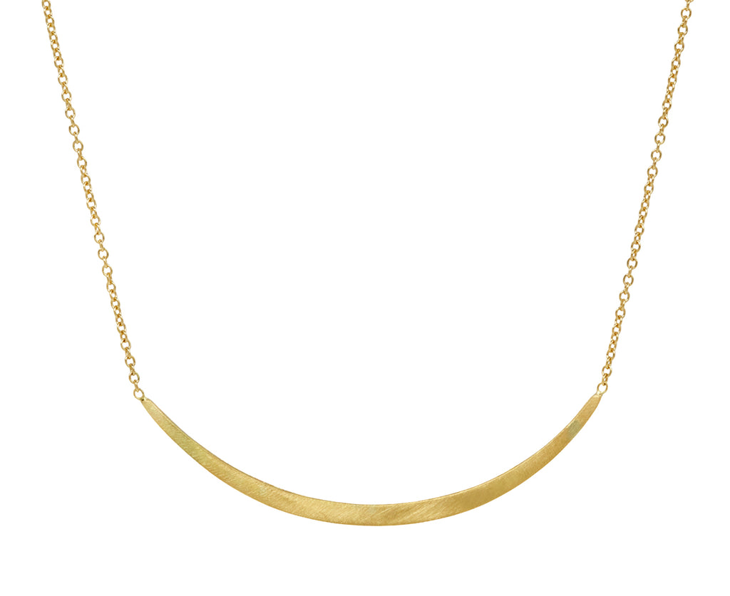 Rainbow Crescent Pendant Necklace