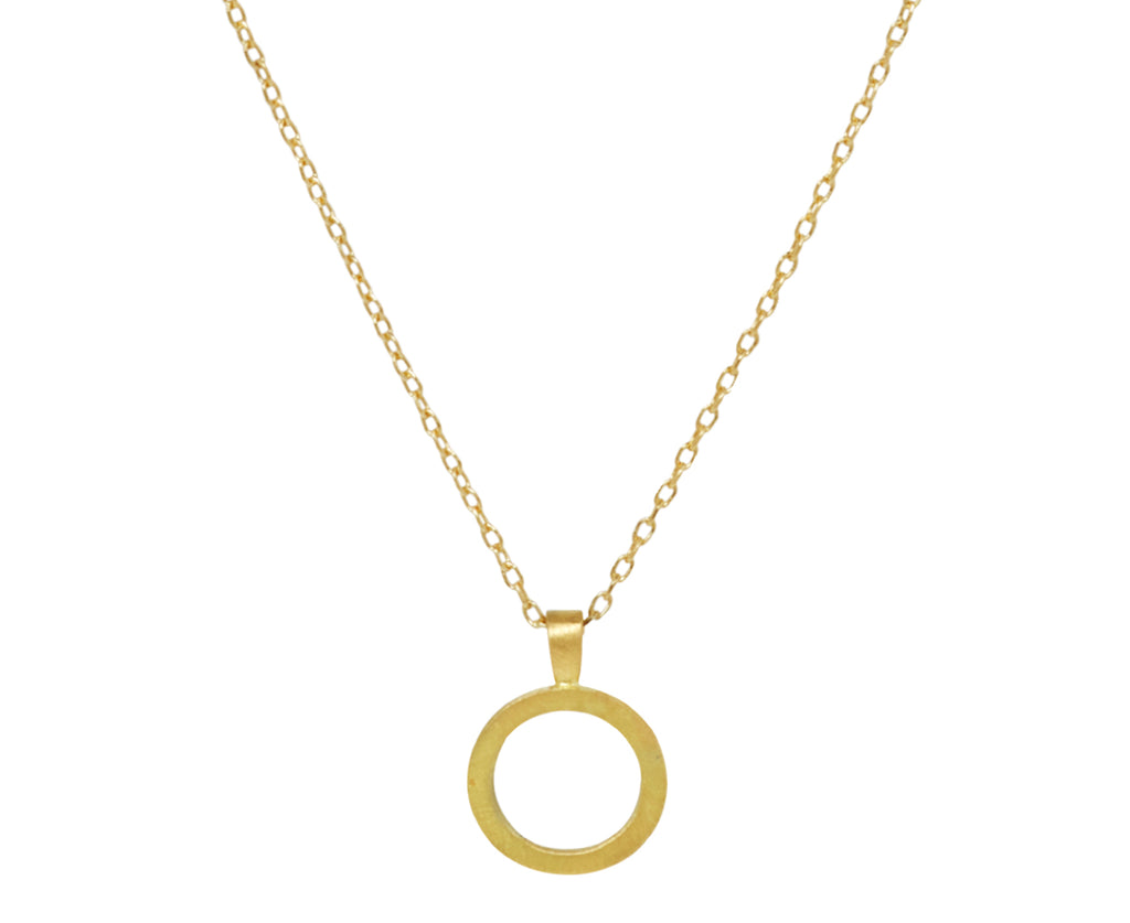 Rainbow Tiny Halo Pendant