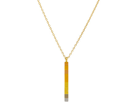 Rainbow Sunbeam Pendant Necklace