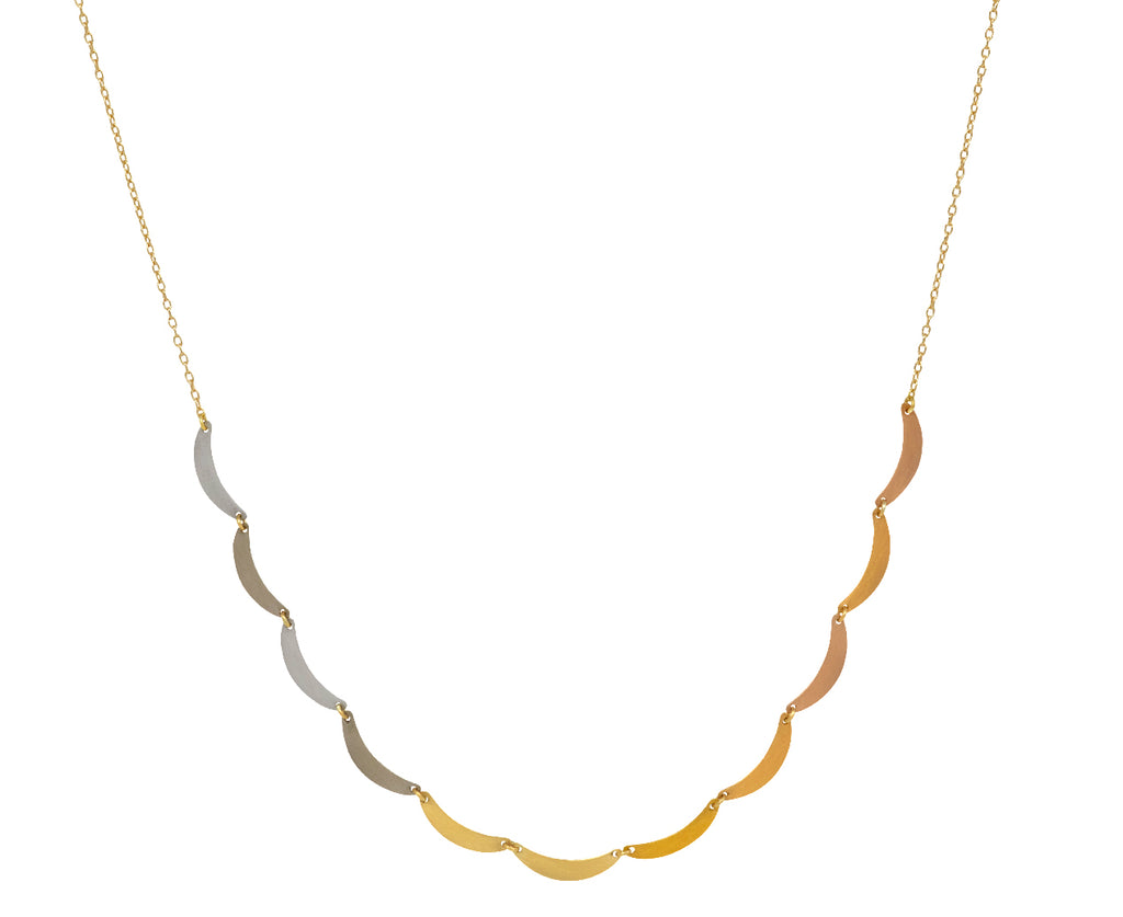 Rainbow Cloud Arc Necklace