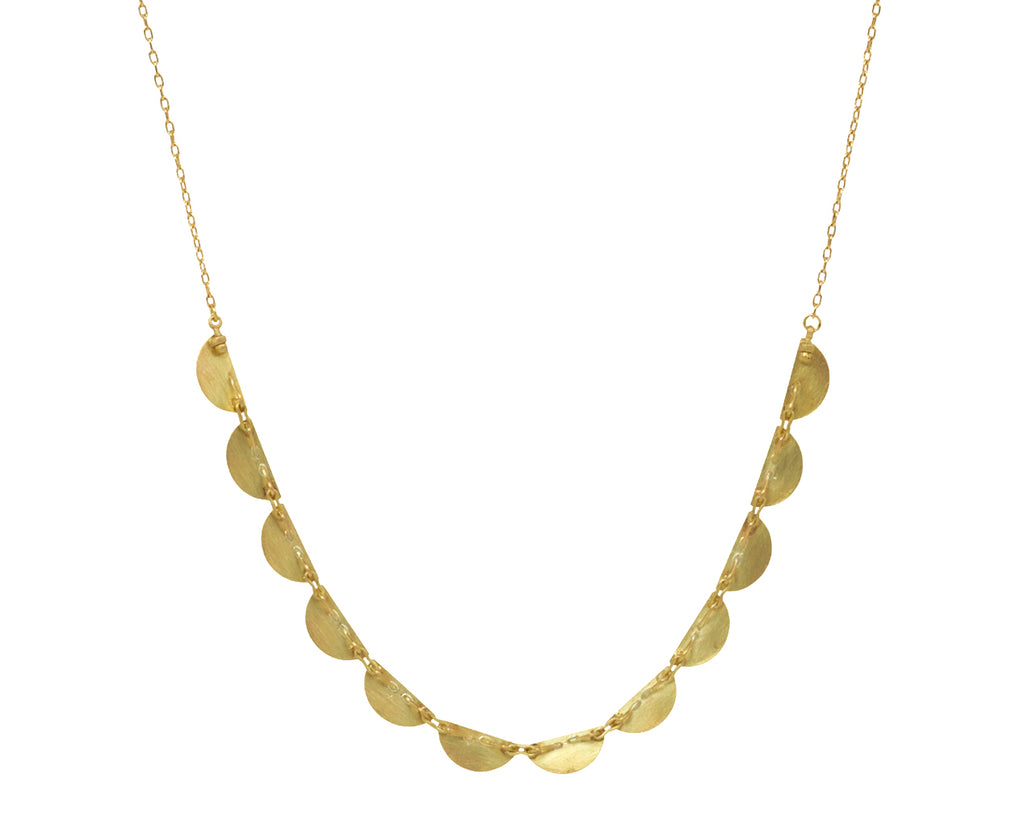 Gold Half Moon Necklace