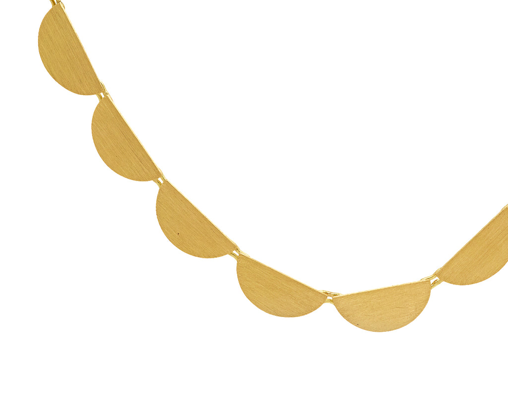 Gold Half Moon Necklace