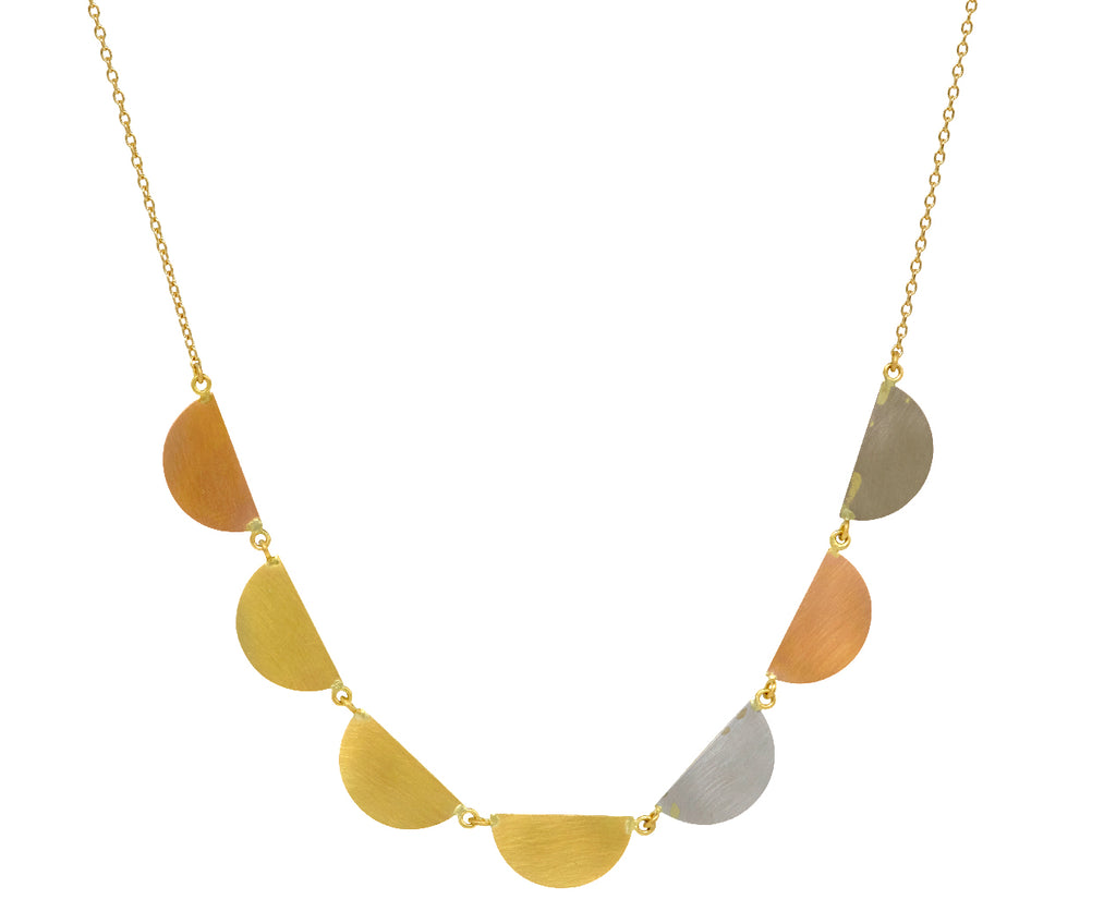 Rainbow Sun Halos Necklace