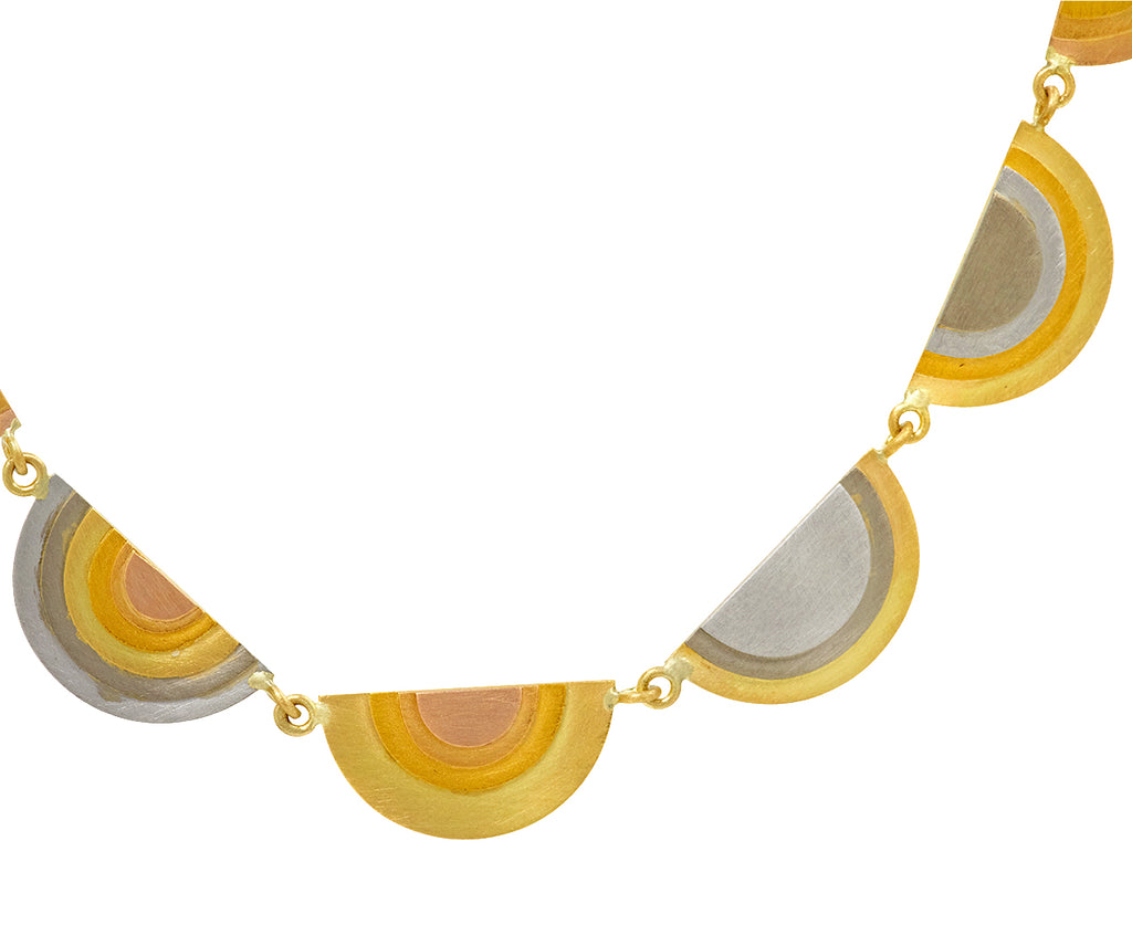 Rainbow Sun Halos Necklace