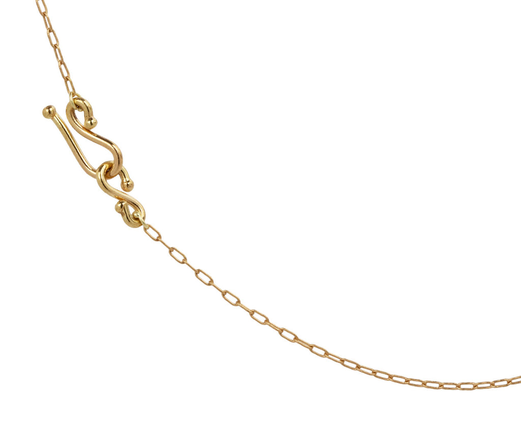 TenThousandThings Black Opal Center Spiral Necklace