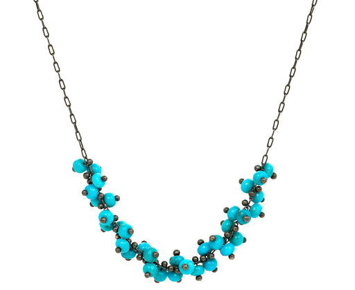 Turquoise Cluster Necklace - TWISTonline 