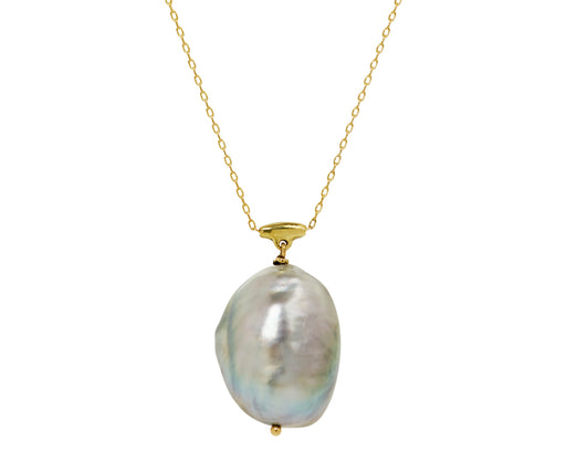 TenThousandThings Tahitian Pearl Holder Bead Pendant Necklace