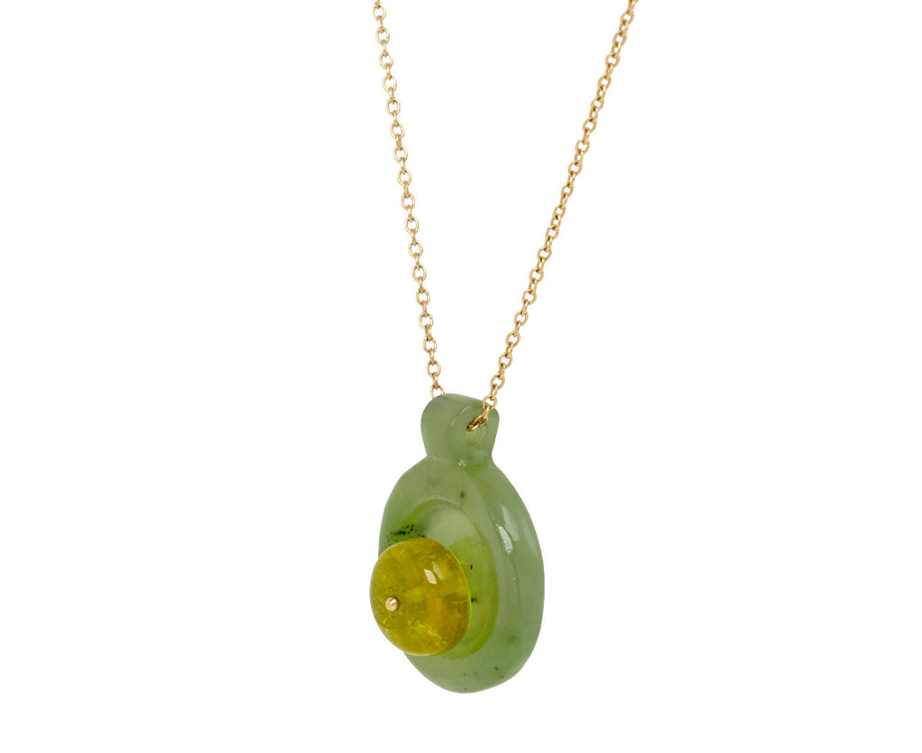 Jade and Sapphire Holder Bead Necklace