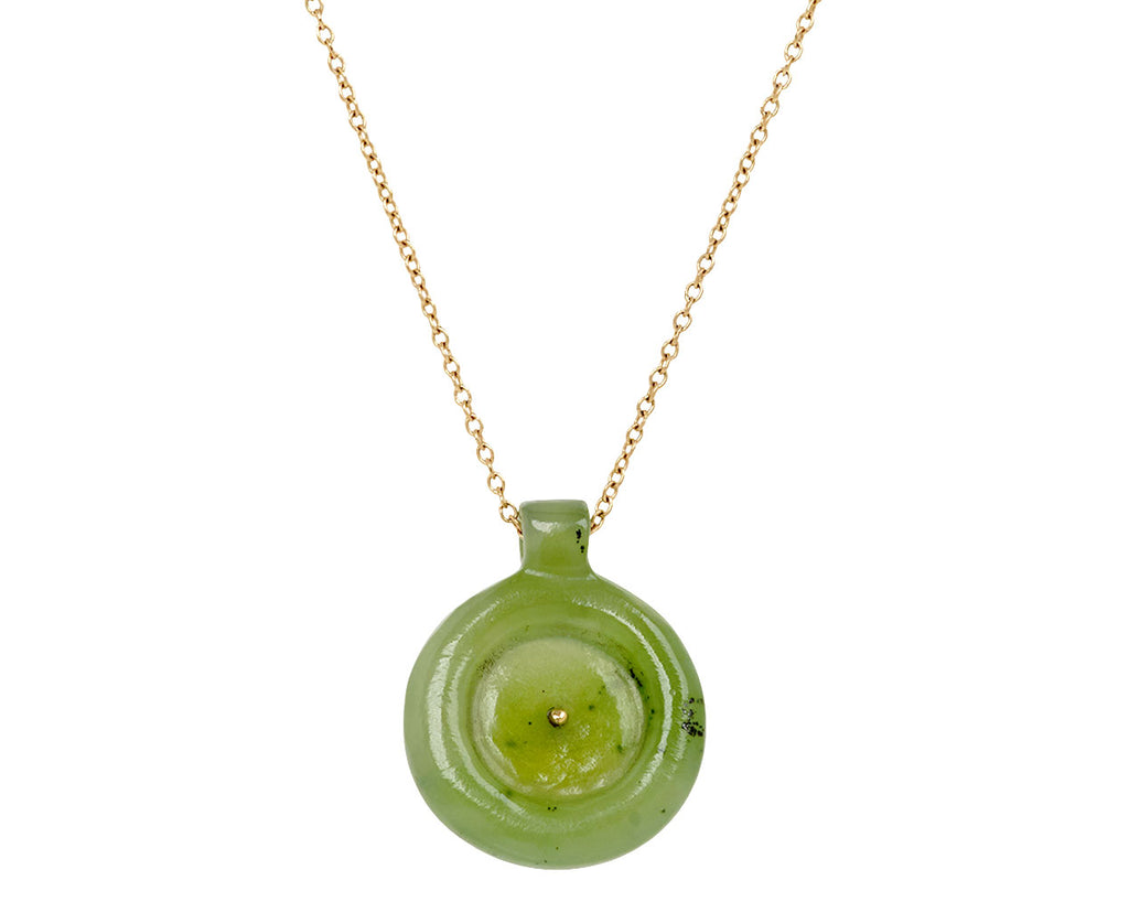 Jade and Sapphire Holder Bead Necklace