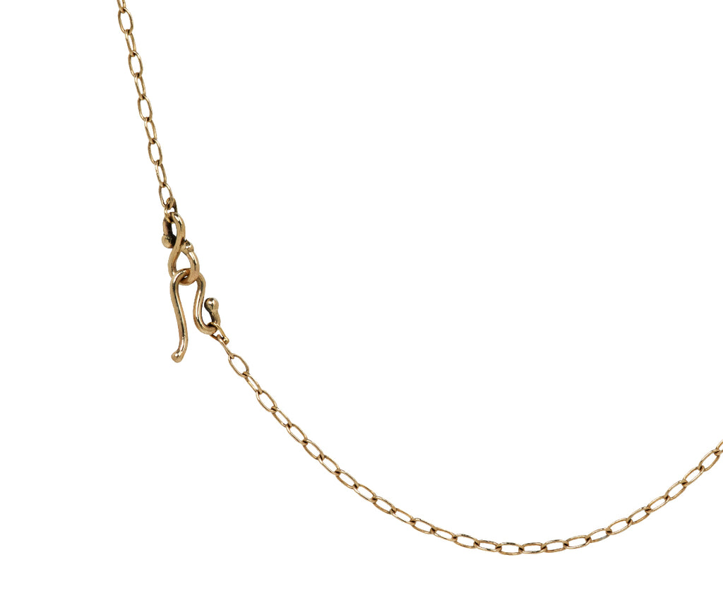 Beaded Sapphire Cluster Necklace