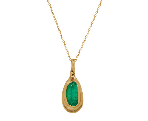 TenThousandThings Emerald Pendant Necklace