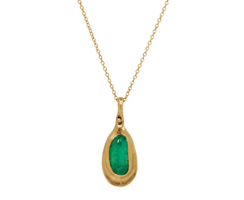 TenThousandThings Emerald Pendant Necklace
