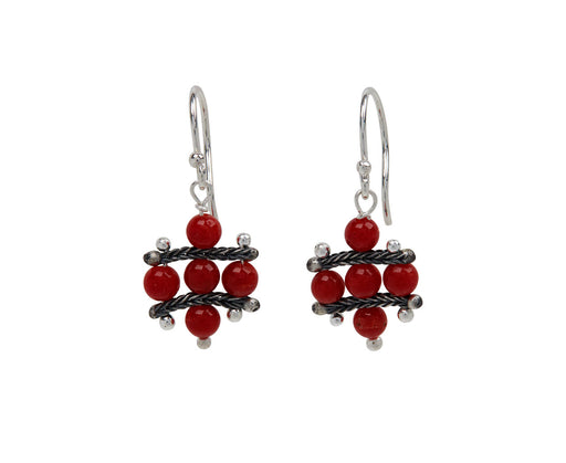 Carnelian Chain Earrings