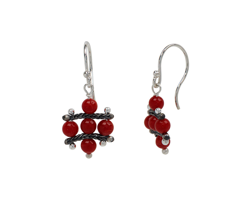 Carnelian Chain Earrings