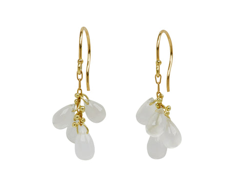 TenThousandThings Moonstone Cluster Earrings