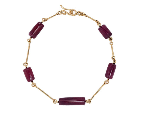Ruby Charm Bracelet