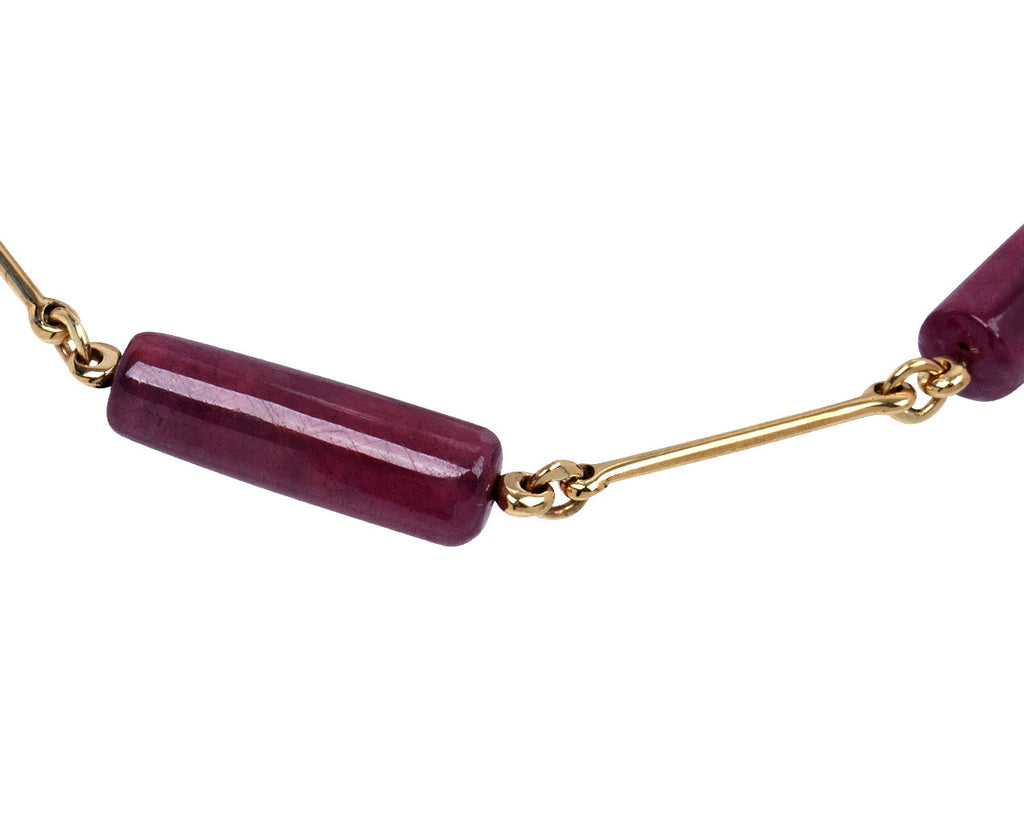 Ruby shop charm bracelet