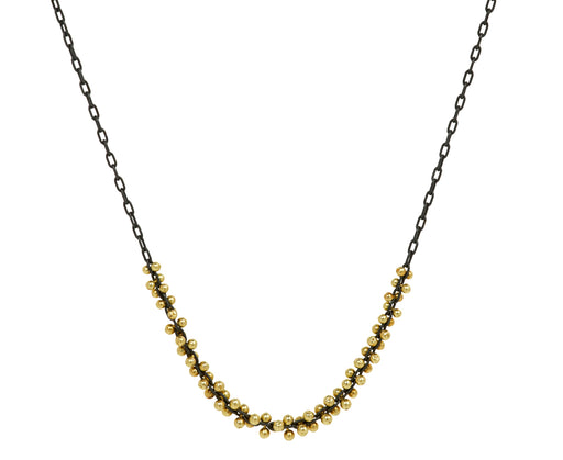 Gold Cluster Choker Necklace - TWISTonline 