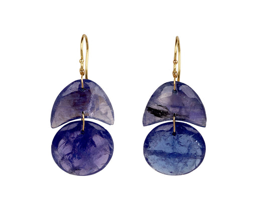 Tanzanite Tiny Arp Earrings