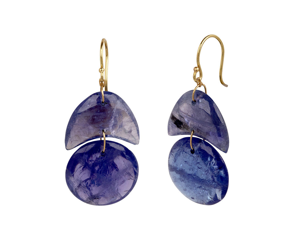 Tanzanite Tiny Arp Earrings