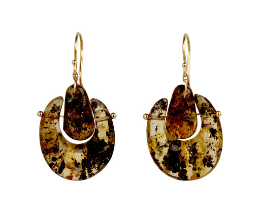 Small Amber O'Keeffe Earrings