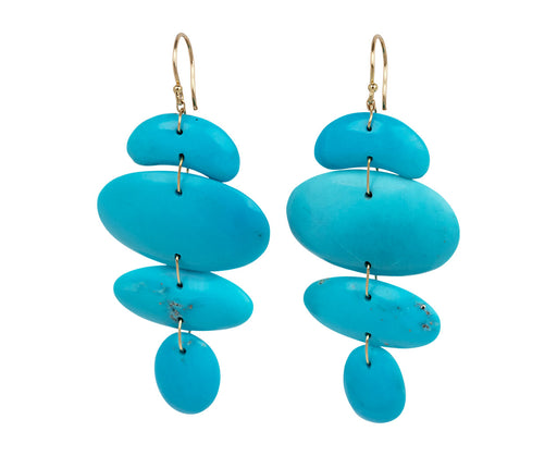 Small Totem II Turquoise Earrings