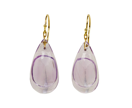 TenThousandThings Amethyst Droplet Earrings