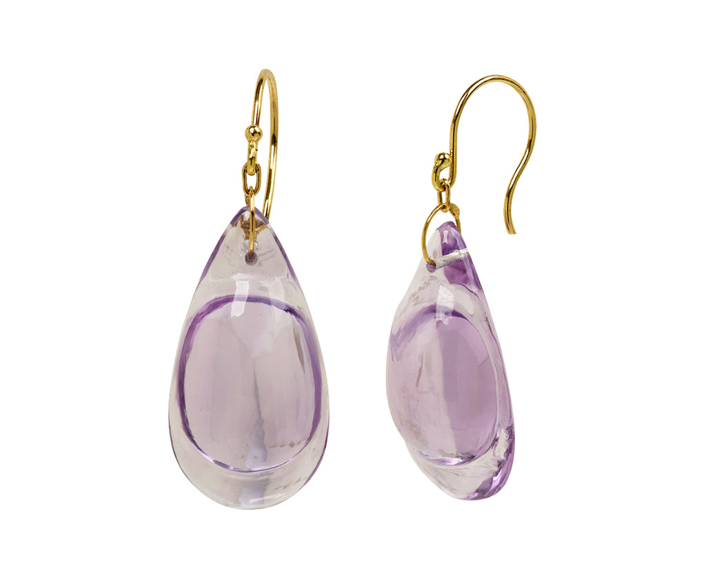 Amethyst Droplet Earrings