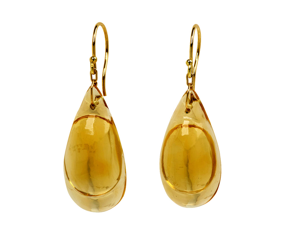 Citrine Droplet Earrings