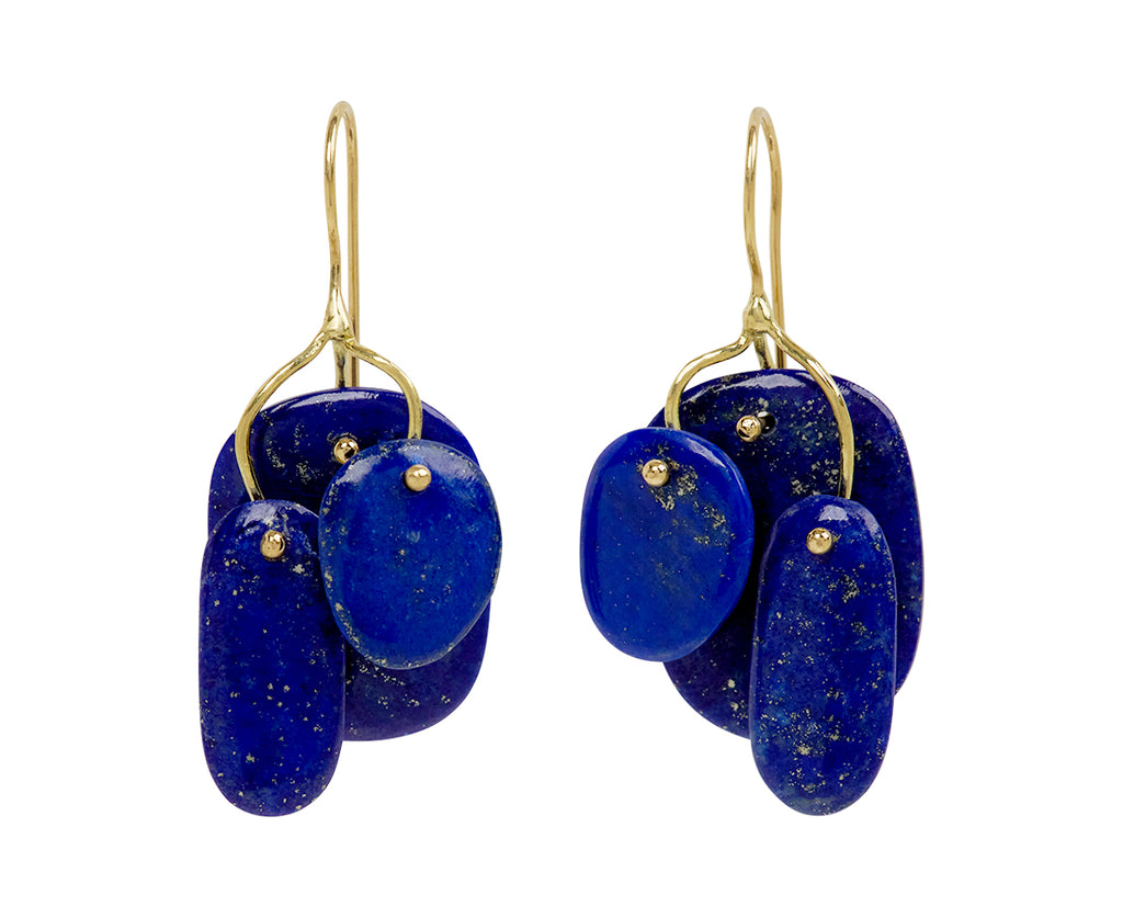 TenThousandThings Lapis Tiny Mobile Earrings