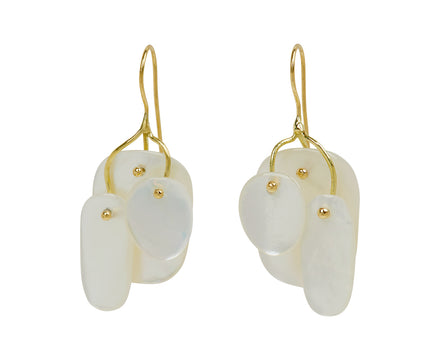 TenThousandThings Mother-of-Pearl Tiny Mobile Earrings