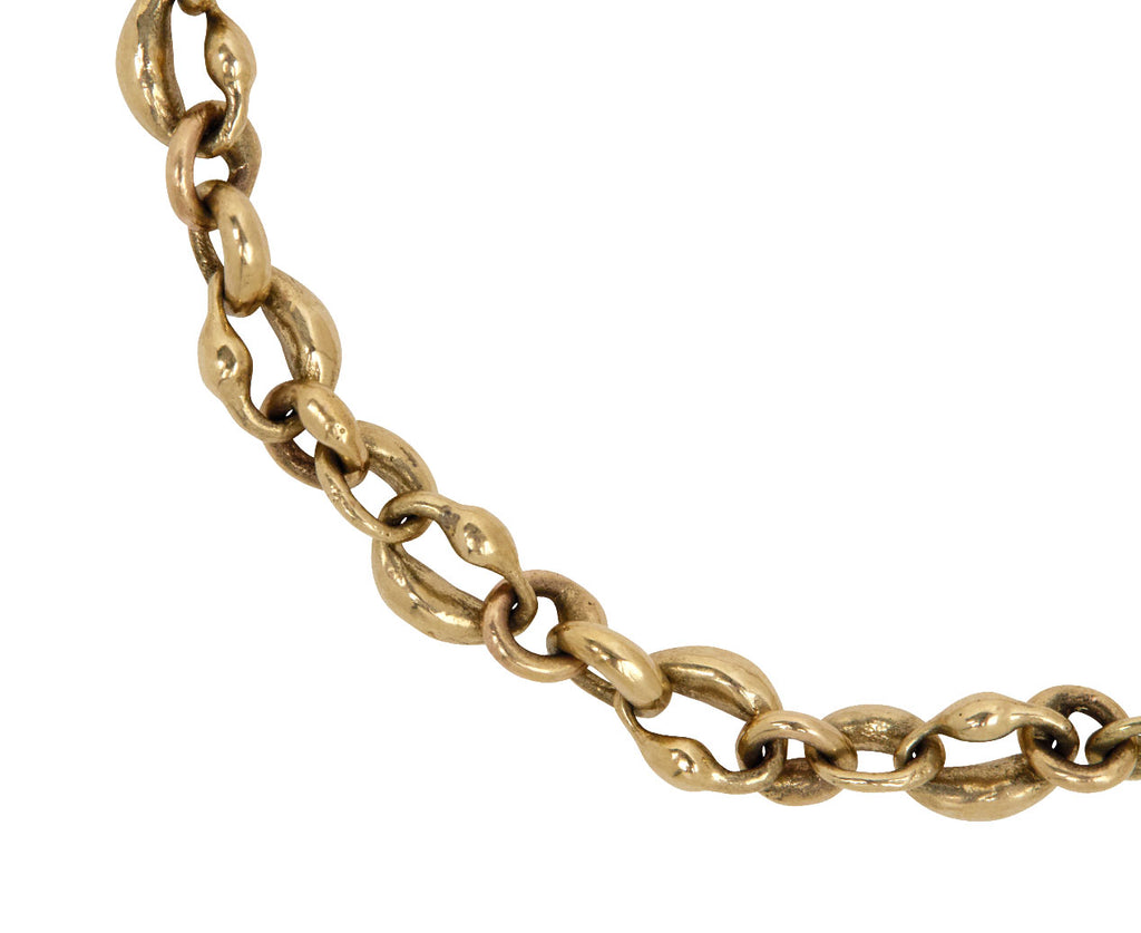 Gold Linked Ovals Bracelet