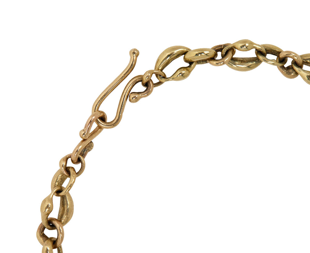 Gold Linked Ovals Bracelet
