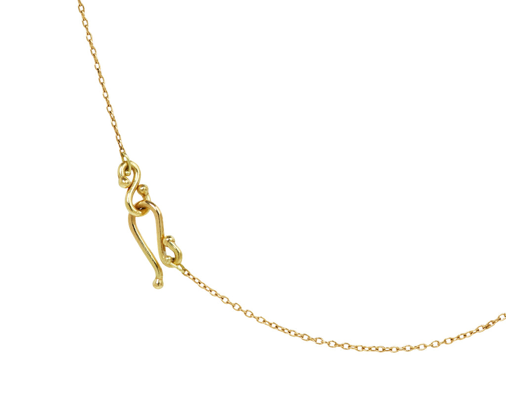 TenThousandThings Emerald, Pearl and Sapphire Charm Necklace - Closure