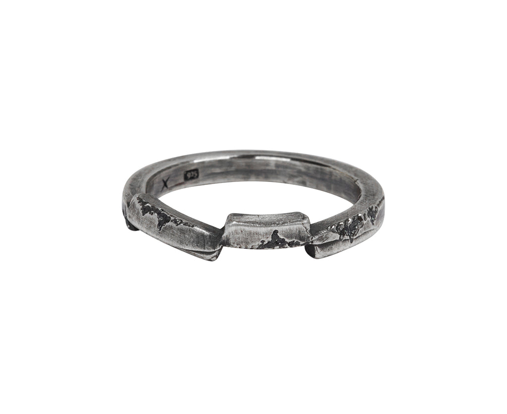 Tó Garal Twisted Time (Night) Band Ring