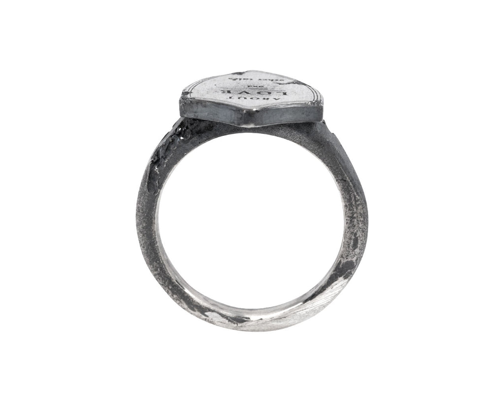 About Love Shield Signet Ring