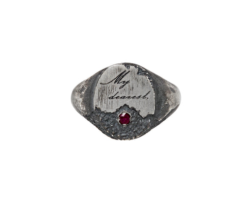Tó Garal My Dearest Flare Signet Ring