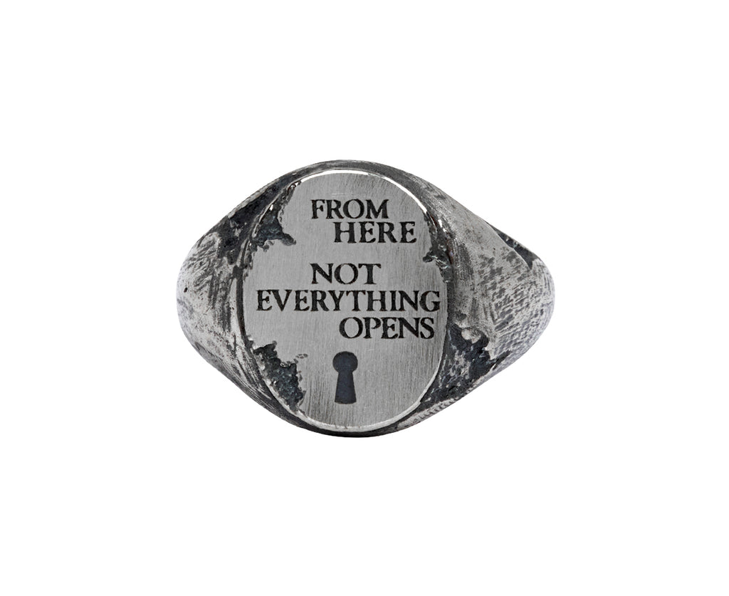 Tó Garal Not Everything Opens Signet Ring