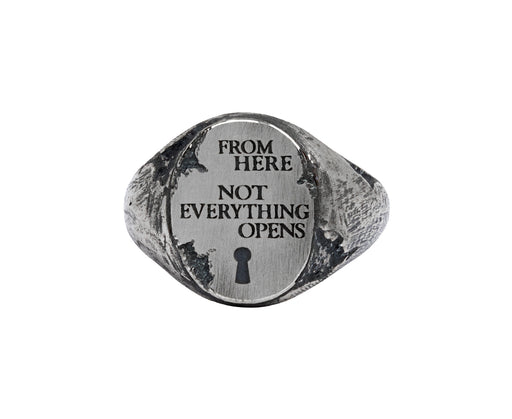 Tó Garal Not Everything Opens Signet Ring