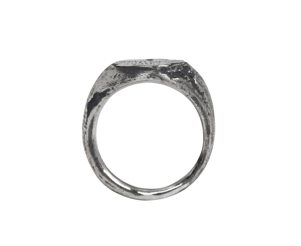 Tó Garal Not Everything Opens Signet Ring - top down