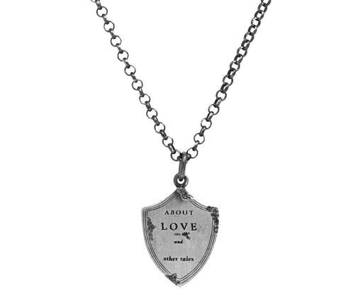 About Love Shield Pendant Necklace