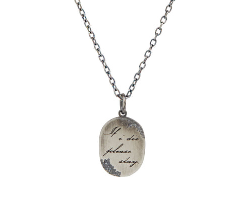If I Die Please Stay Necklace