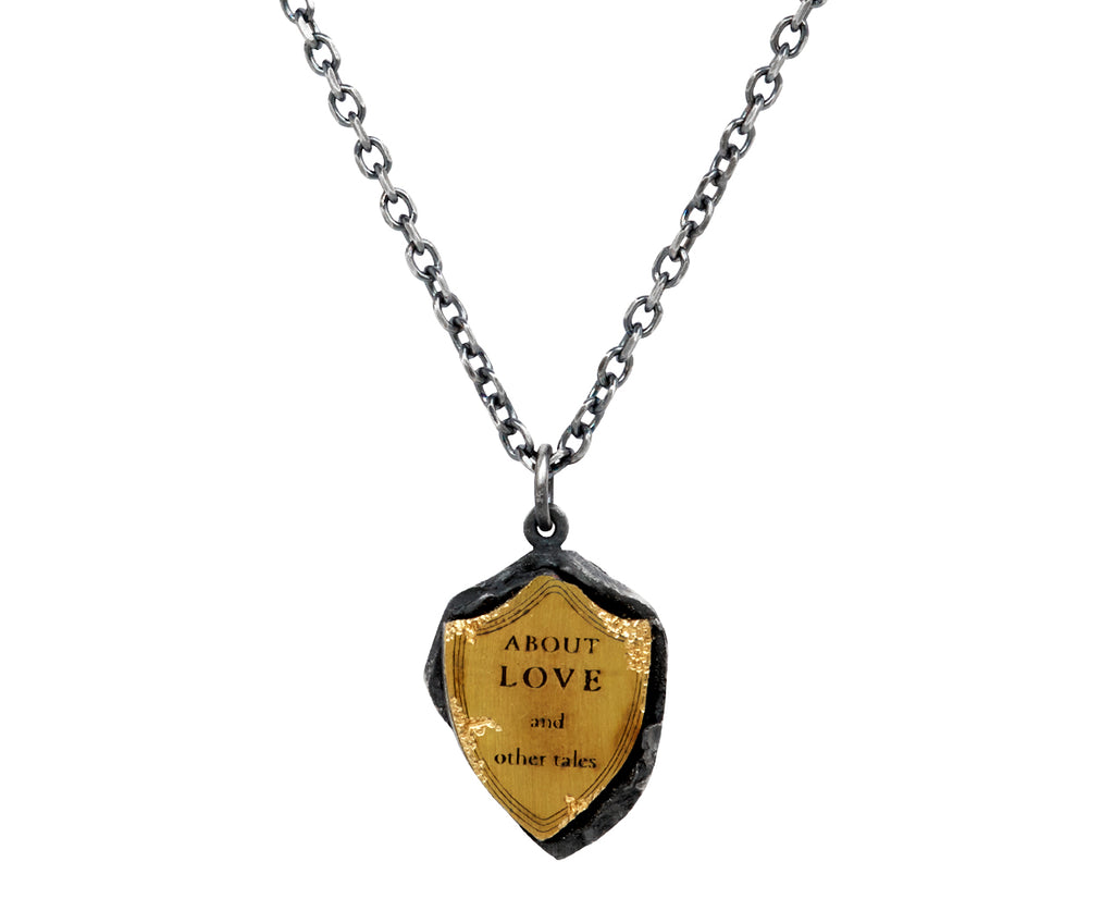 Tó Garal Mixed Metal Tale (Sunset) Pendant Necklace