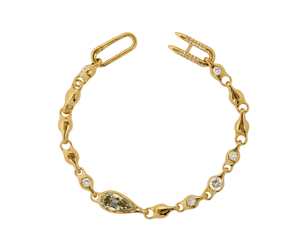 Brilliant Pear Diamond Supernova Bracelet