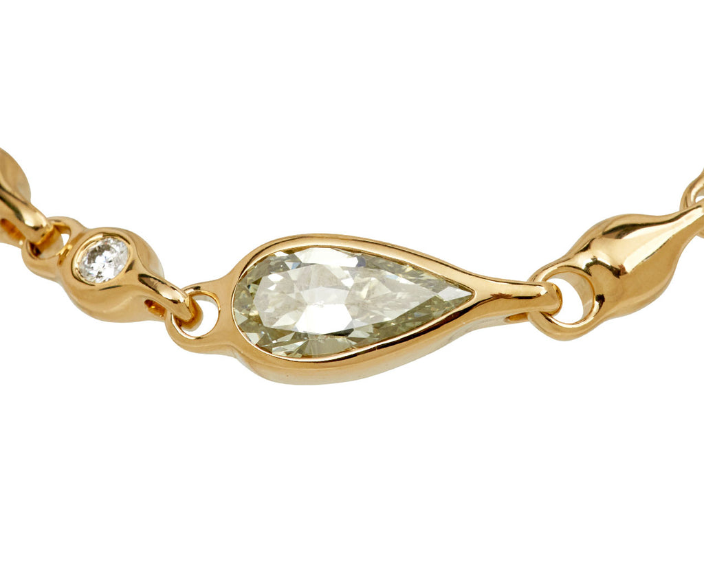 Brilliant Pear Diamond Supernova Bracelet