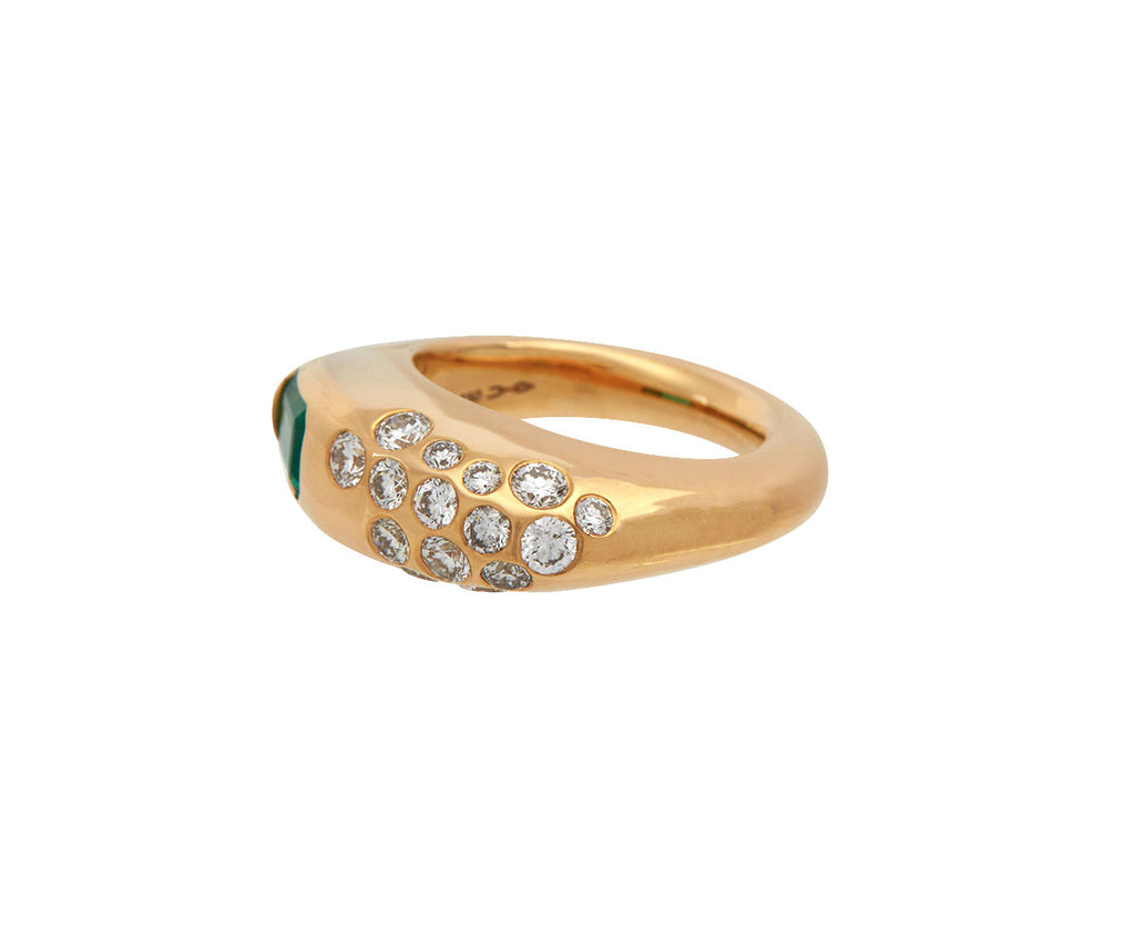 Emerald and Diamond Dowry Ring