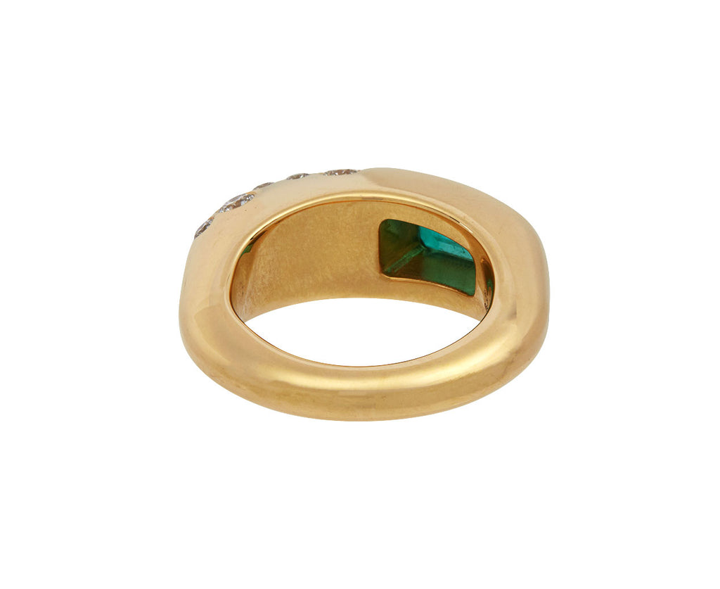 Emerald and Diamond Dowry Ring